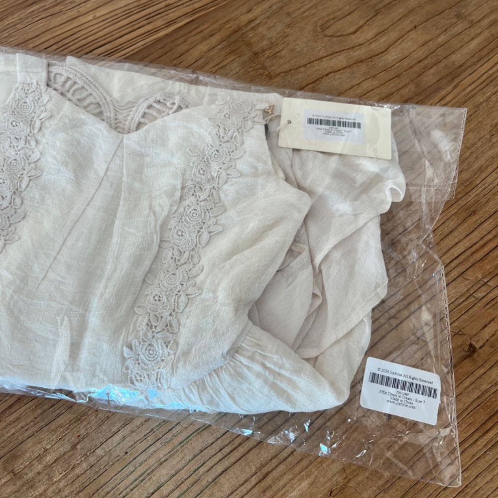 NWT Joyfolie Effie Dress Sz 7 with Butterfly Back - Picture 11 of 13